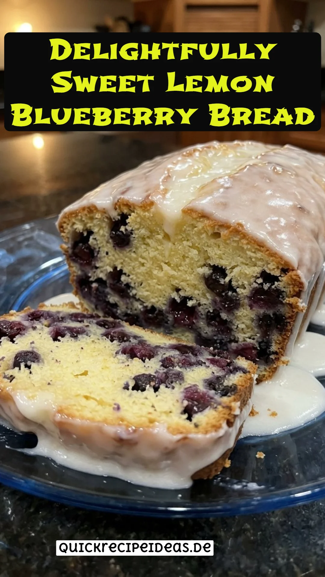 Delightfully Sweet Lemon Blueberry Bread