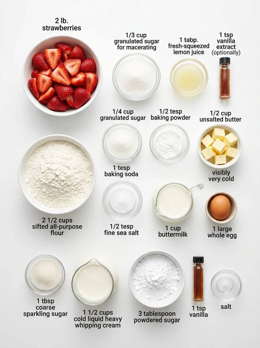 Homemade Strawberry Shortcake