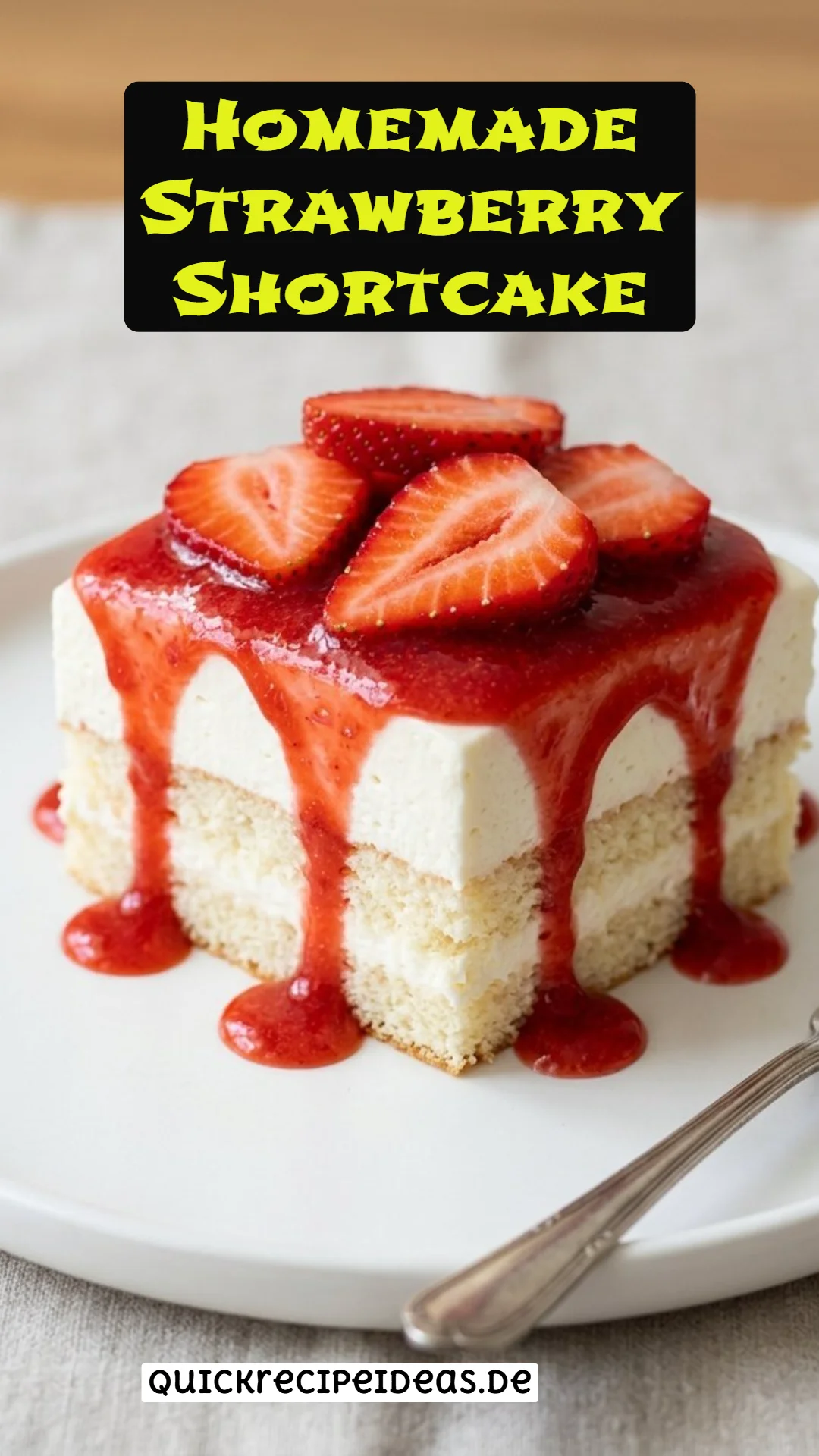 Homemade Strawberry Shortcake