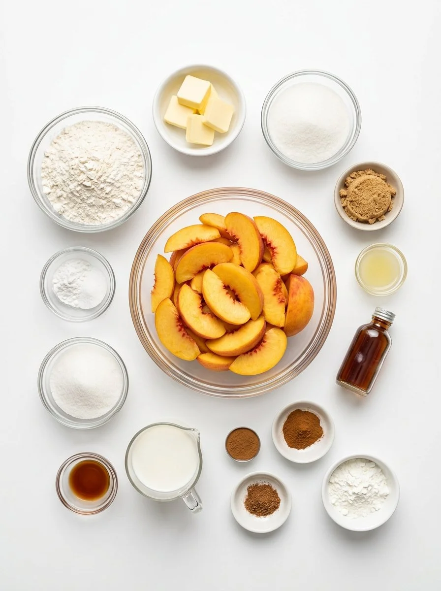 Hot Peach Cobbler