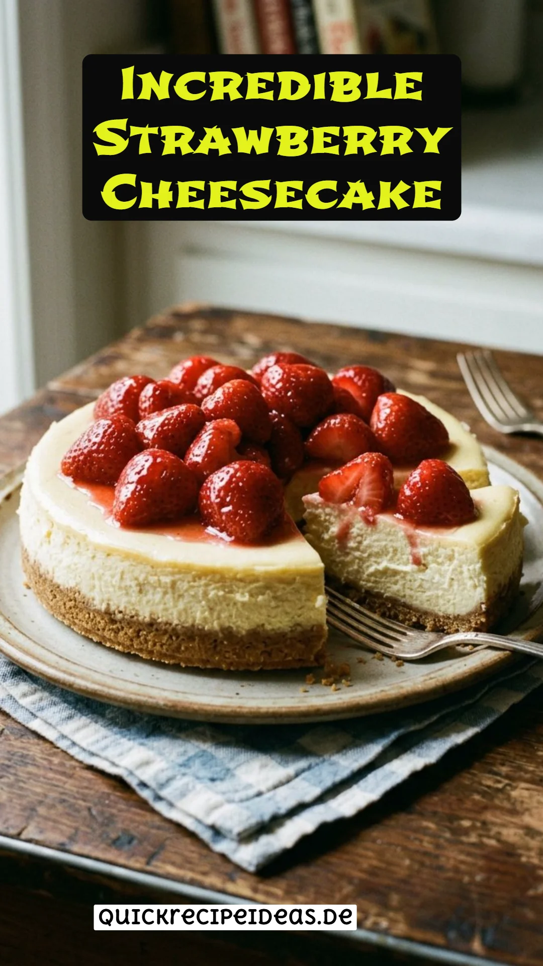 Incredible Strawberry Cheesecake