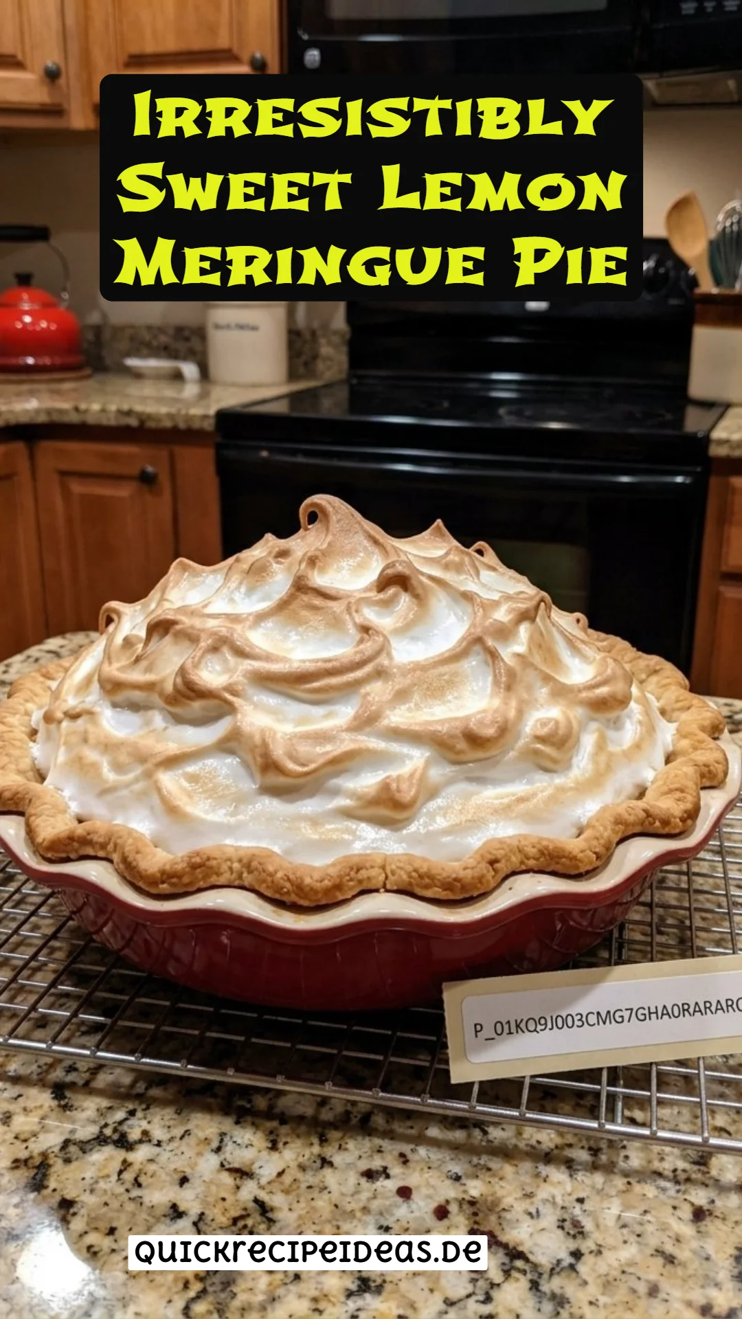 Irresistibly Sweet Lemon Meringue Pie
