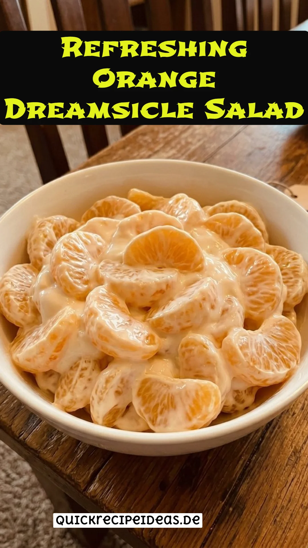 Refreshing Orange Dreamsicle Salad