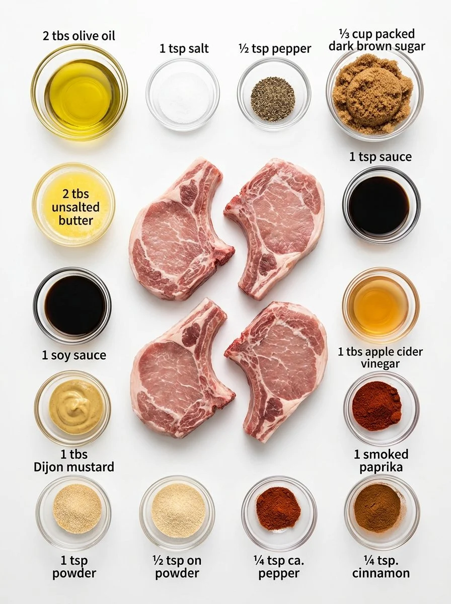 Savory Grilled Brown Sugar Glazed Pork Chops