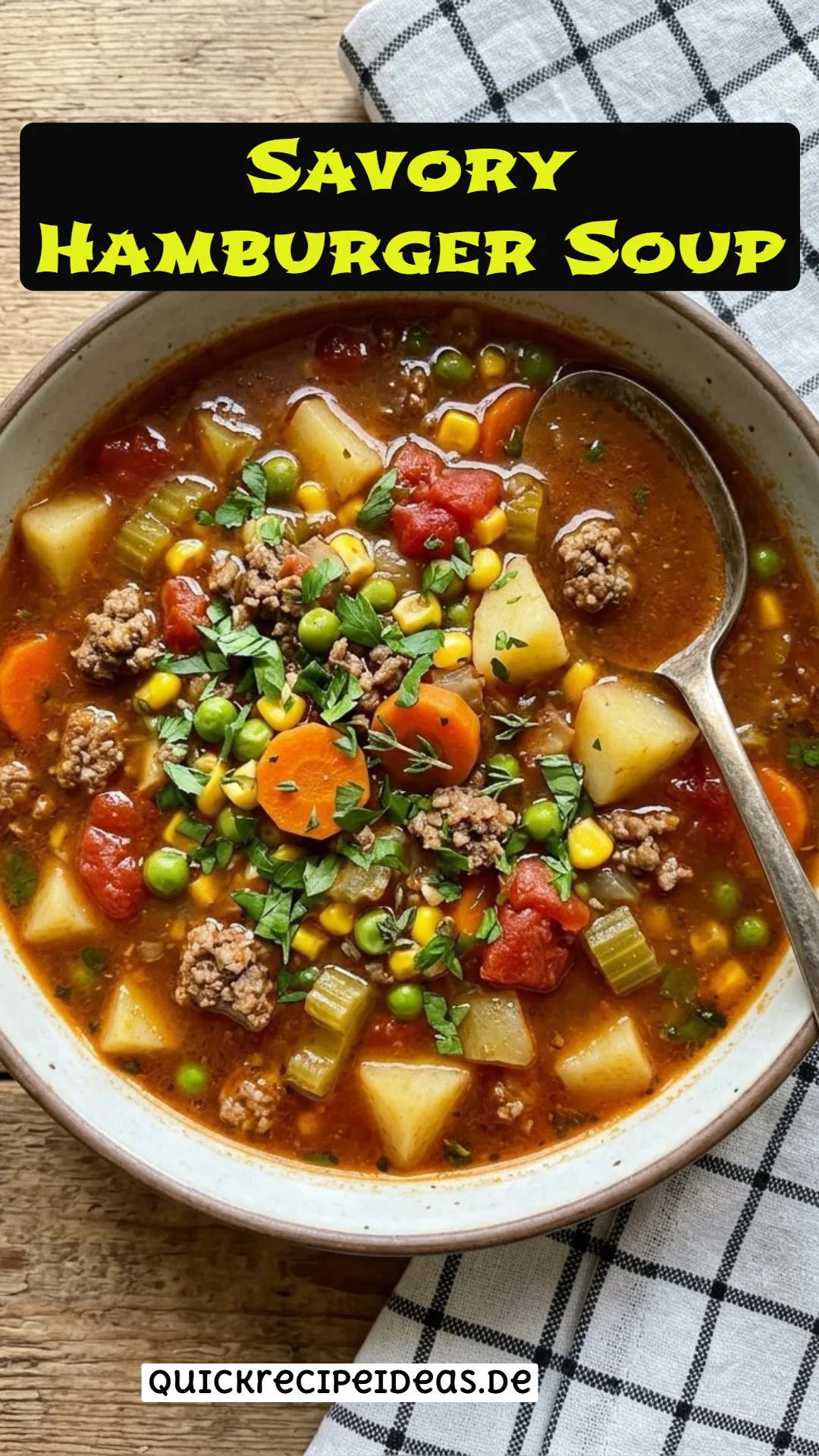 Savory Hamburger Soup