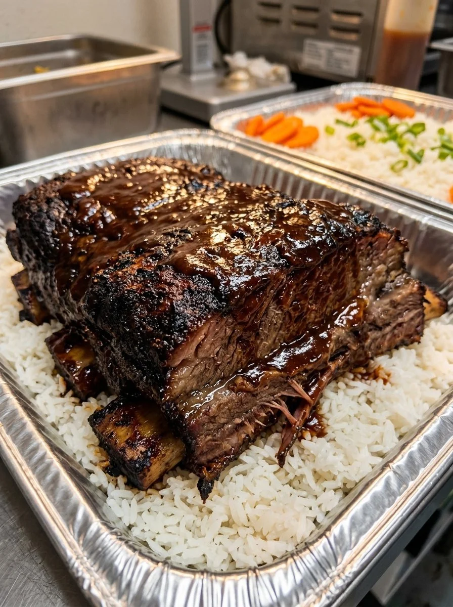 Savory Kalua Pig dish prepared with traditional Hawaiian spices and herbs