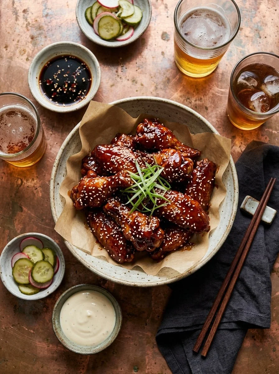 Sticky Honey Harissa Chicken with sweet and spicy glaze