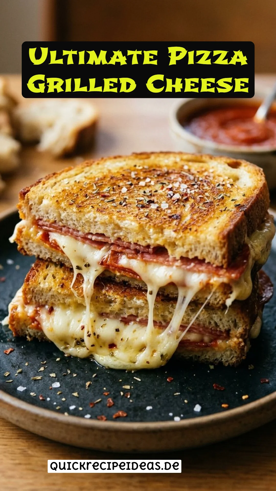 Ultimate Pizza Grilled Cheese