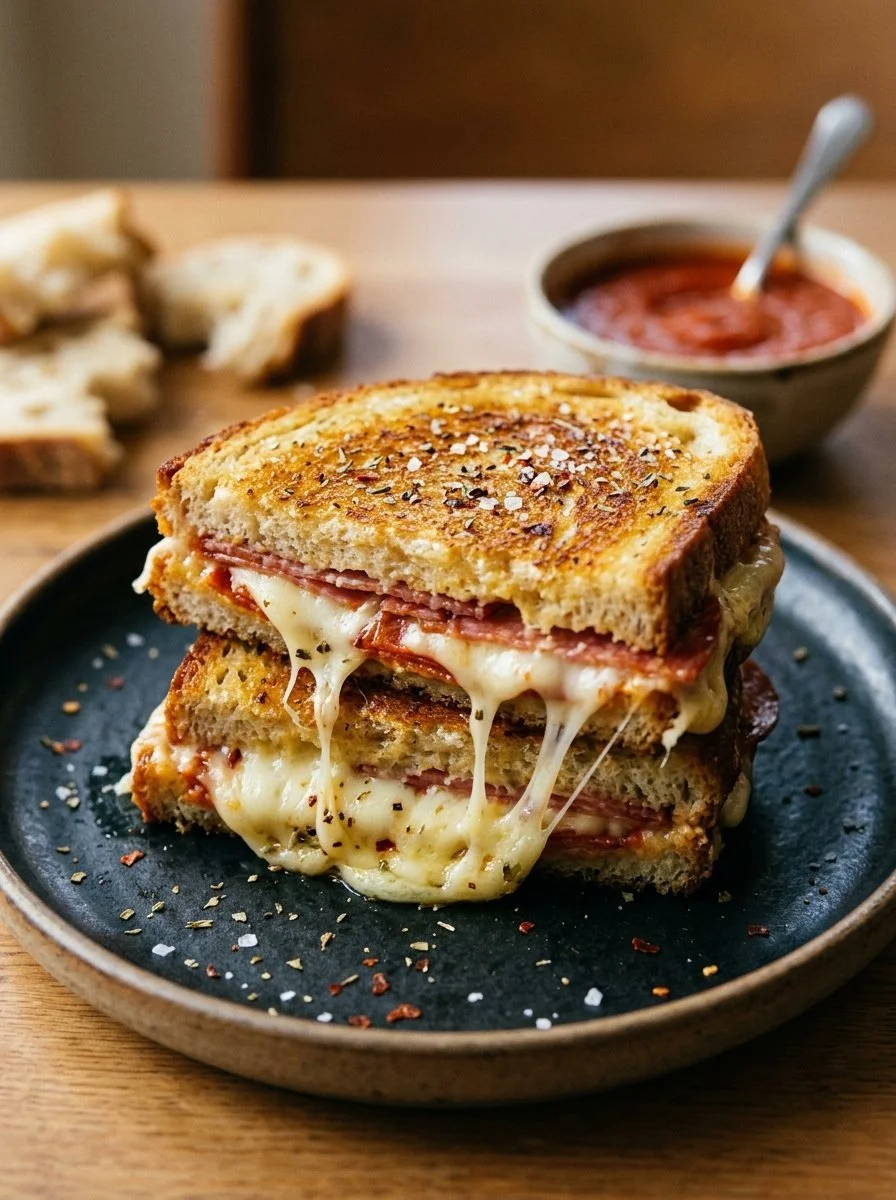 Ultimate Pizza Grilled Cheese
