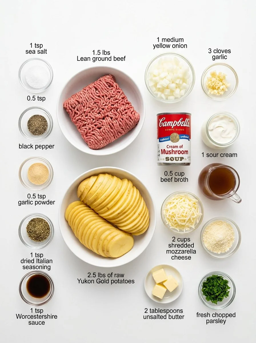Vintage Beef and Potato Bake