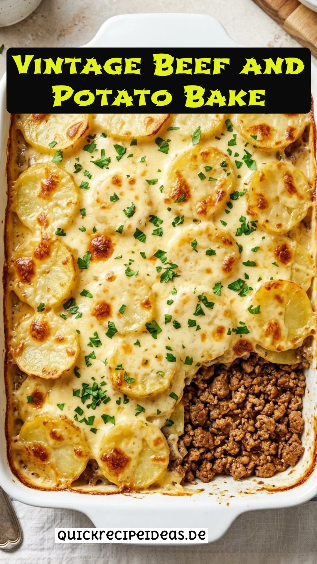 Vintage Beef and Potato Bake
